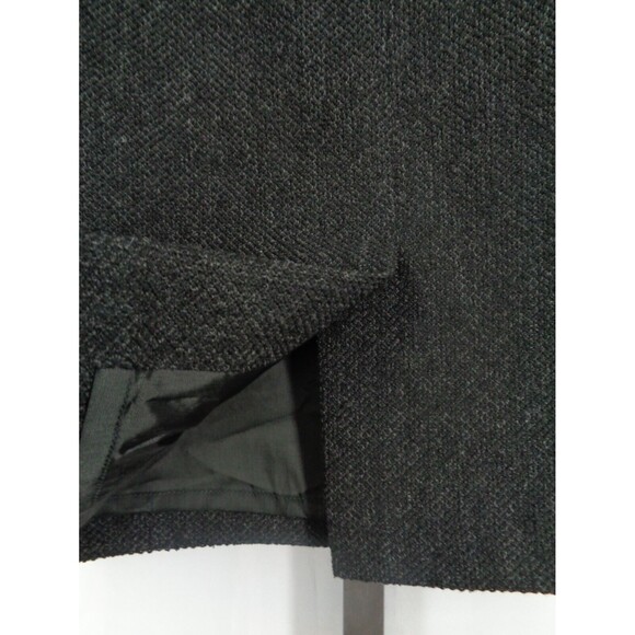 Maison Common Black Textured Wool Blend Skirt Size 46 / 16 US New - Picture 4 of 8